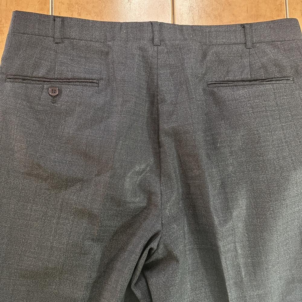 Vintage Antonio Parillo Black Wool Double Breasted Suit Sz 42R Pants 38 x 30 - Picture 13 of 16